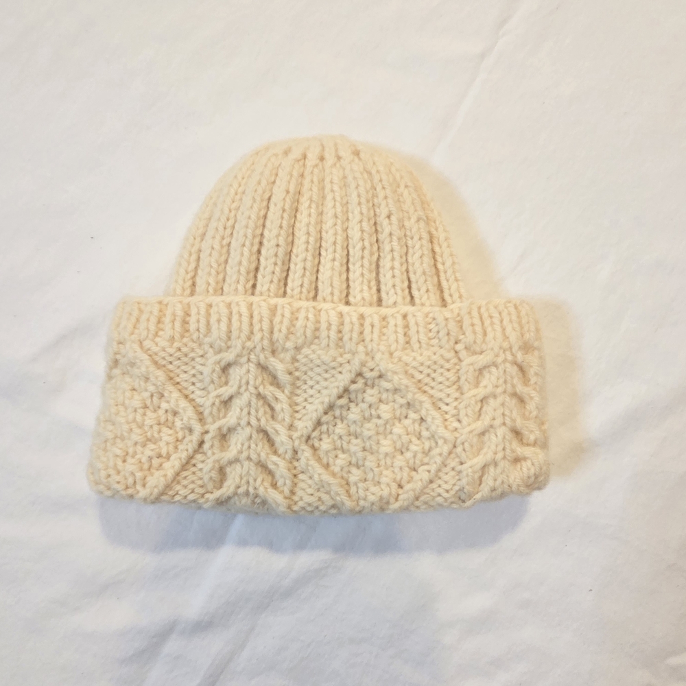 Brooks Brothers Beige Knit Beanie